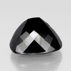 22.46カラットの天然ショールトルマリン、クッションカット、オペーク