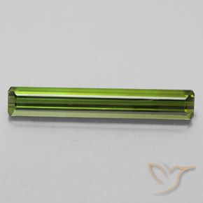 2.28ct 天然 Medium Light Green トルマリン, エメラルドカット, VVS