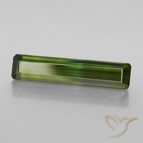 2.57カラットの天然Medium Light Greenトルマリン、八角形 / エメラルドカット、VVS-VS