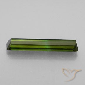 2.57カラットの天然Medium Light Greenトルマリン、八角形 / エメラルドカット、VVS-VS