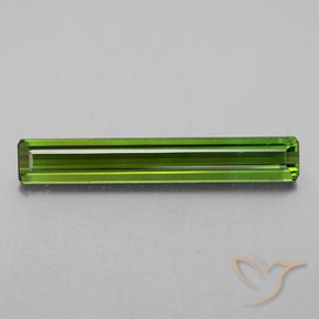 2.98ct 天然 黄みがかったグリーン トルマリン, エメラルドカット, VVS-VS