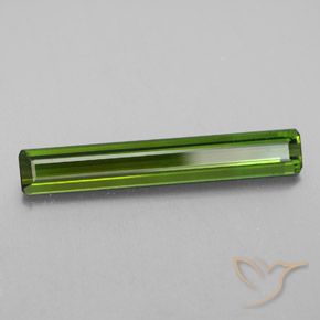 2.98カラットの天然黄みがかったグリーントルマリン、八角形 / エメラルドカット、VVS-VS