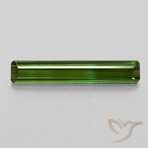 2.29ct 天然 アーシーグリーン トルマリン, エメラルドカット, VVS