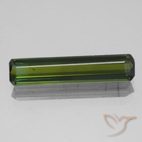 2.56ct 天然 ディープグリーン トルマリン, エメラルドカット, SI