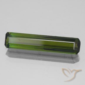 2.56カラットの天然ディープグリーントルマリン、八角形 / エメラルドカット、SI