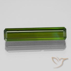 2.83ct 天然 アーシーグリーン トルマリン, エメラルドカット, VS