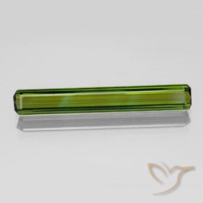 2.14ct 天然 黄みがかったグリーン トルマリン, エメラルドカット, VVS-VS