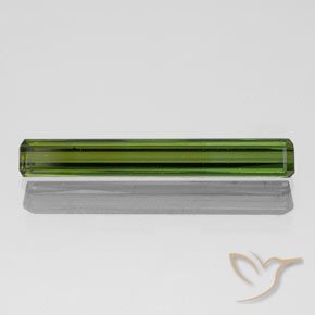 1.40ct 天然 アーシーグリーン トルマリン, エメラルドカット, VVS-VS