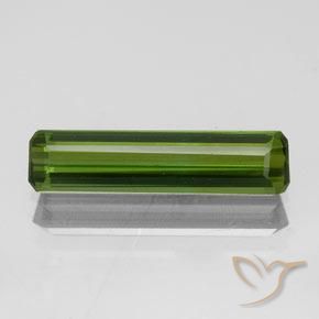 1.17ct 天然 黄みがかったグリーン トルマリン, エメラルドカット, VVS