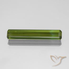 1.14ct 天然 フォレストグリーン トルマリン, エメラルドカット, VVS