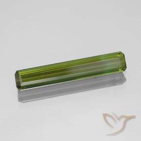 1.14カラットの天然フォレストグリーントルマリン、八角形 / エメラルドカット、VVS