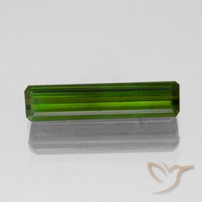 1.47ct 天然 フォレストグリーン トルマリン, エメラルドカット, VVS-VS