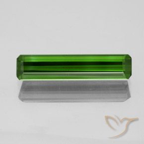 1.73ct 天然 ミディアムダークグリーン トルマリン, エメラルドカット, VS