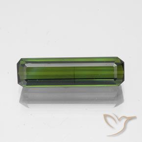 1.71ct 天然 ディープグリーン トルマリン, エメラルドカット, SI
