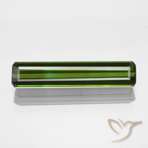 1.96ct 天然 フォレストグリーン トルマリン, エメラルドカット, VS