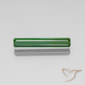 2.51ct 天然 ミディアムグリーン トルマリン, エメラルドカット, VVS