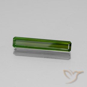 2.82カラットの天然フォレストグリーントルマリン、八角形 / エメラルドカット、SI