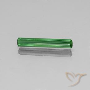 1.15ct 天然 グリーン トルマリン, エメラルドカット, VVS