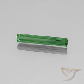 1.15カラットの天然グリーントルマリン、八角形 / エメラルドカット、VVS