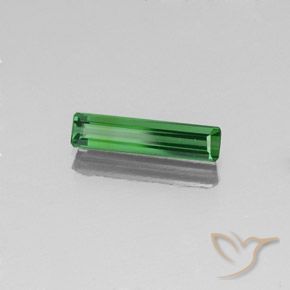 1.29カラットの天然ライトグリーントルマリン、八角形 / エメラルドカット、VS