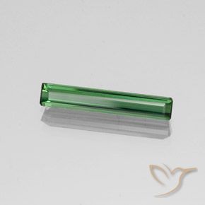 1.66カラットの天然グリーントルマリン、八角形 / エメラルドカット、VVS-VS