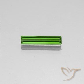 1.35ct 天然 ディープグリーン トルマリン, エメラルドカット, VVS-VS