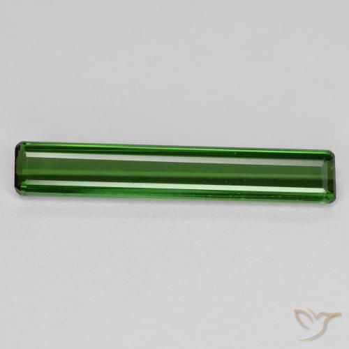 1.81ct 天然 アーシーグリーン トルマリン, エメラルドカット, VVS