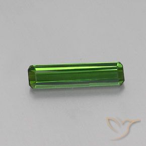 2.20ct 天然 フォレストグリーン トルマリン, エメラルドカット, VVS