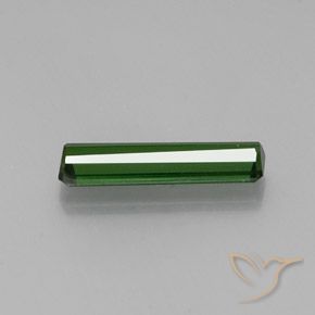 2.20カラットの天然フォレストグリーントルマリン、八角形 / エメラルドカット、VVS