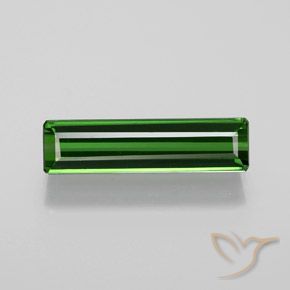 1.60ct 天然 フォレストグリーン トルマリン, エメラルドカット, VVS