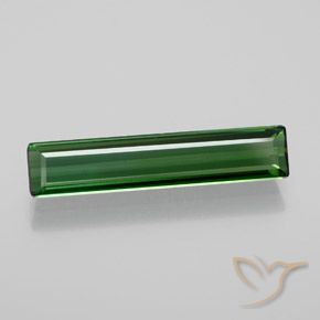 1.72ct 天然 ミディアムグリーン トルマリン, エメラルドカット, VVS