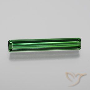 1.41ct 天然 グリーン トルマリン, エメラルドカット, VVS-VS