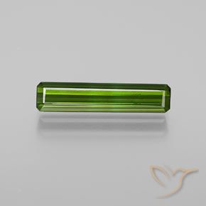 1.46ct 天然 ミディアムグリーン トルマリン, エメラルドカット, VVS-VS