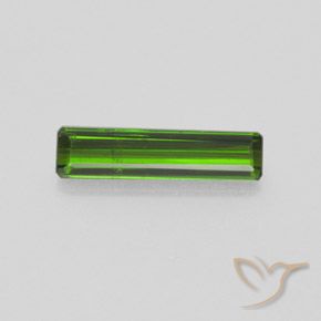 1.40ct 天然 フォレストグリーン トルマリン, エメラルドカット, SI