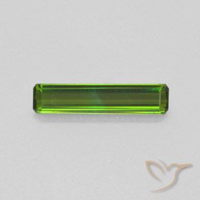 1.22ct 天然 ミディアムグリーン トルマリン, エメラルドカット, VS