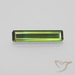 1.81ct 天然 ミディアムグリーン トルマリン, エメラルドカット, VVS