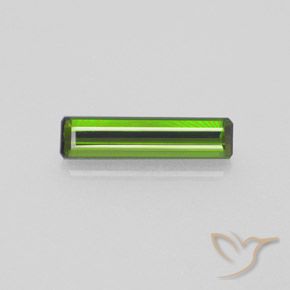 1.72ct 天然 フォレストグリーン トルマリン, エメラルドカット, VVS