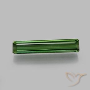 1.37ct 天然 ディープグリーン トルマリン, エメラルドカット, VS