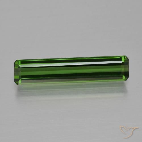 1.62ct 天然 アーシーグリーン トルマリン, エメラルドカット, VVS-VS