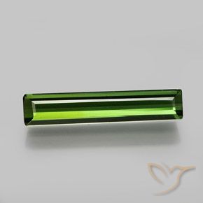 1.58ct 天然 アーシーグリーン トルマリン, エメラルドカット, VVS-VS