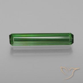 1.63ct 天然 グリーン トルマリン, エメラルドカット, VVS-VS