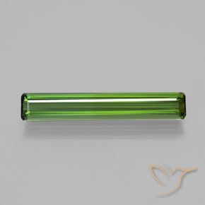2.54ct 天然 ディープグリーン トルマリン, エメラルドカット, VVS