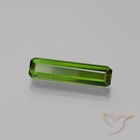 2.16カラットの天然アーシーグリーントルマリン、八角形 / エメラルドカット、VS-SI