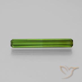2.03ct 天然 ミディアムグリーン トルマリン, エメラルドカット, VVS
