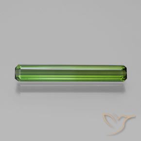 1.16ct 天然 ディープグリーン トルマリン, エメラルドカット, VVS-VS