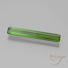 1.16カラットの天然ディープグリーントルマリン、八角形 / エメラルドカット、VVS-VS