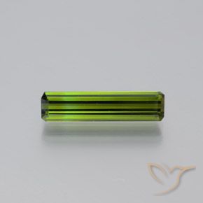 1.97ct 天然 ディープグリーン トルマリン, エメラルドカット, VVS-VS