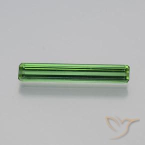 1.81ct 天然 ミディアムグリーン トルマリン, エメラルドカット, VS
