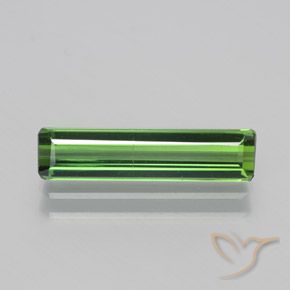 1.58ct 天然 フォレストグリーン トルマリン, エメラルドカット, VS