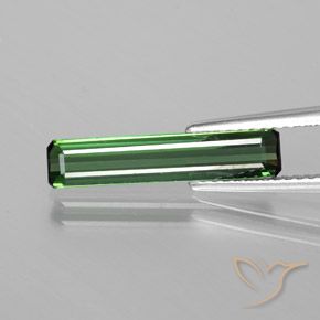 1.50ct 天然 クールフォレストグリーン トルマリン, エメラルドカット, VS